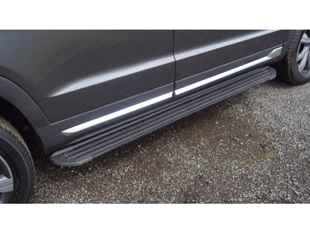 Пороги алюминиевые "Slim Line Black" 1820 мм